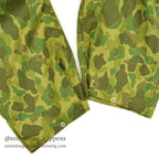 ~1960's DEADSTOCK FROGSKIN CAMO HBT HUNTING OVERALL...EX-LARGE