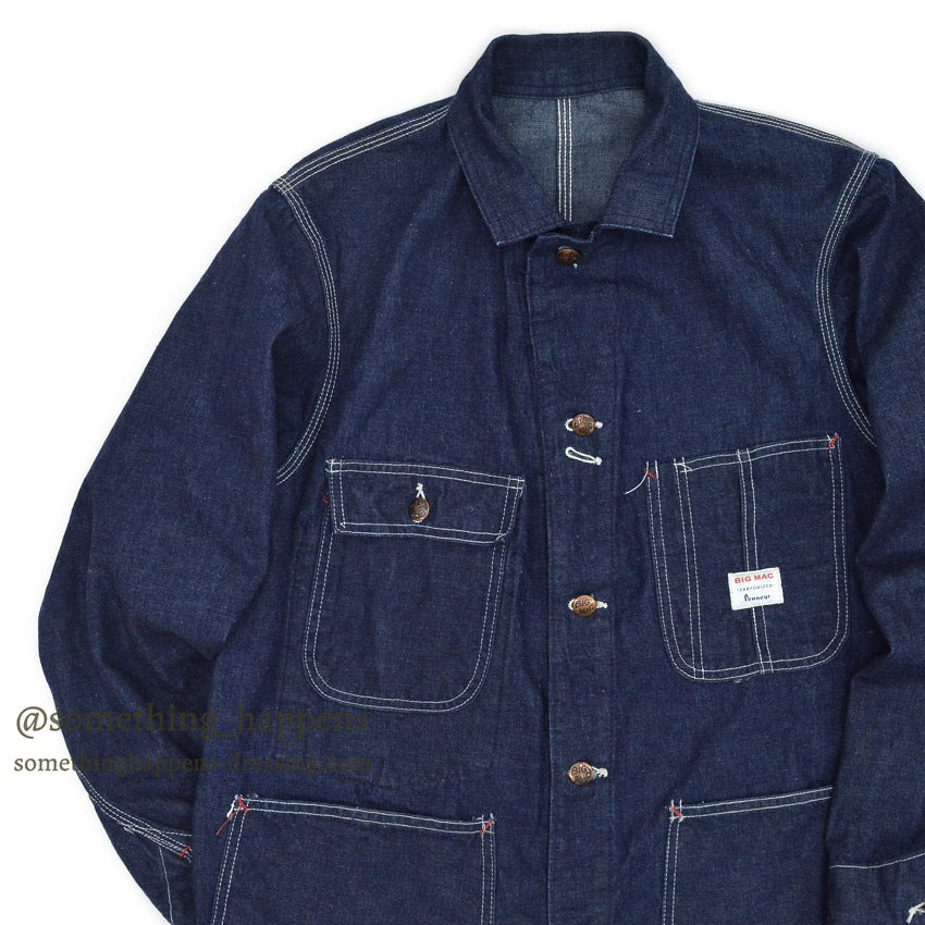 〜1960's BIGMAC DENIM COVERALL DARK ... Fits like 36