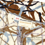 1960's~ PURITAN ART PAINT PRINT COTTON PANTS... W33 L28