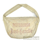 〜1950's PITTSBURGH POST-GAZETTE BOTH SIDE PRINT NEWS PAPER BAG ...