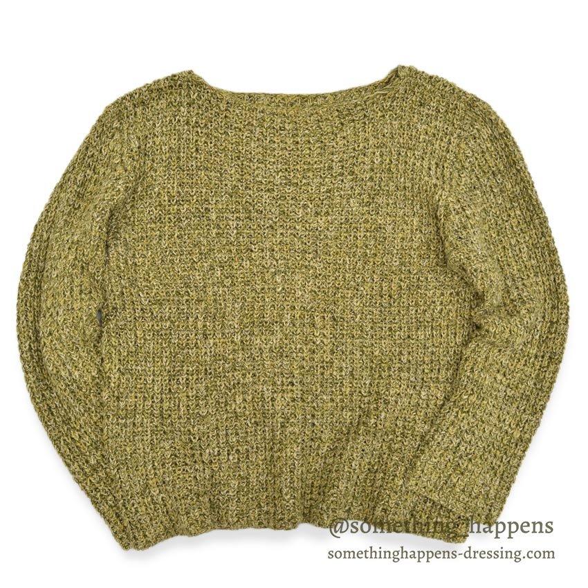 1990's〜 OLD GOLD COTTON KNIT BOAT NECK ...
