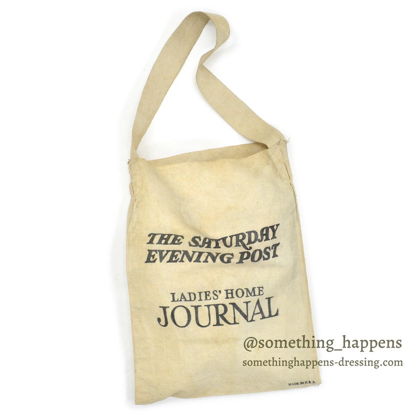 OLD THE SATURDAY EVENING POST DELIVERY BAG...