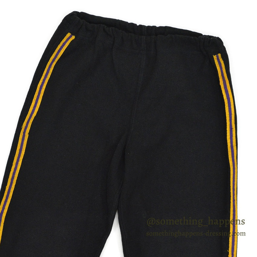 1940's WILSON BLACK WOOL TRAINING PANTS ... Fits like M