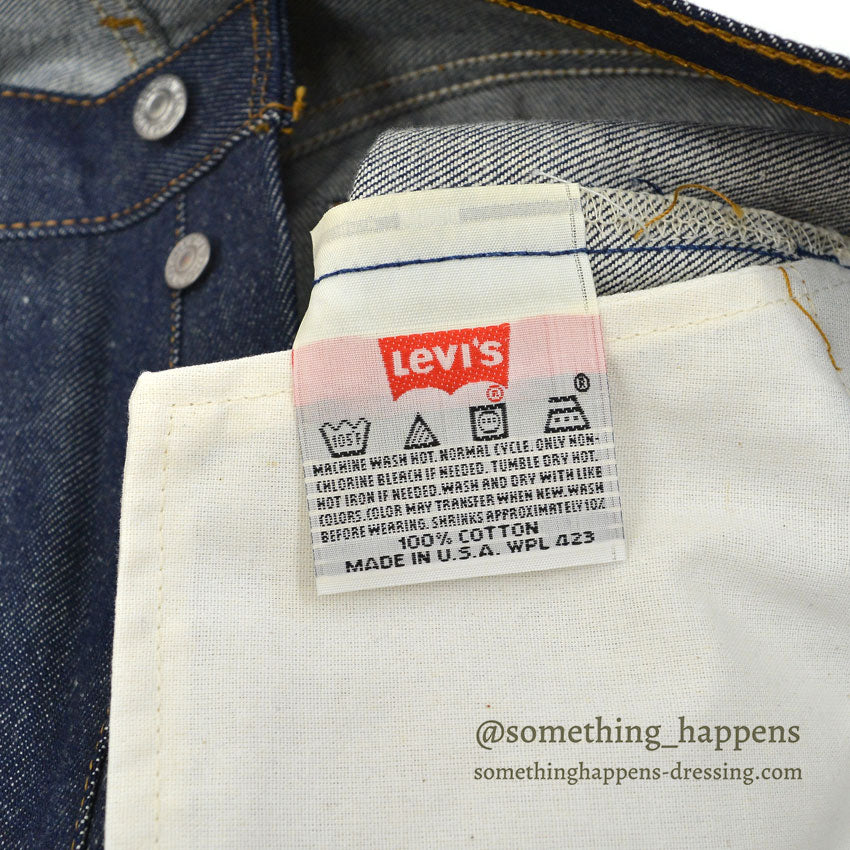 DEADSTOCK Levi's 501 DENIM PANTS Made in USA... W35/L32