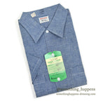 1960's DEADSTOCK BIGMAC PENNEYS CHAMBRAY S/S SHIRTS ... L