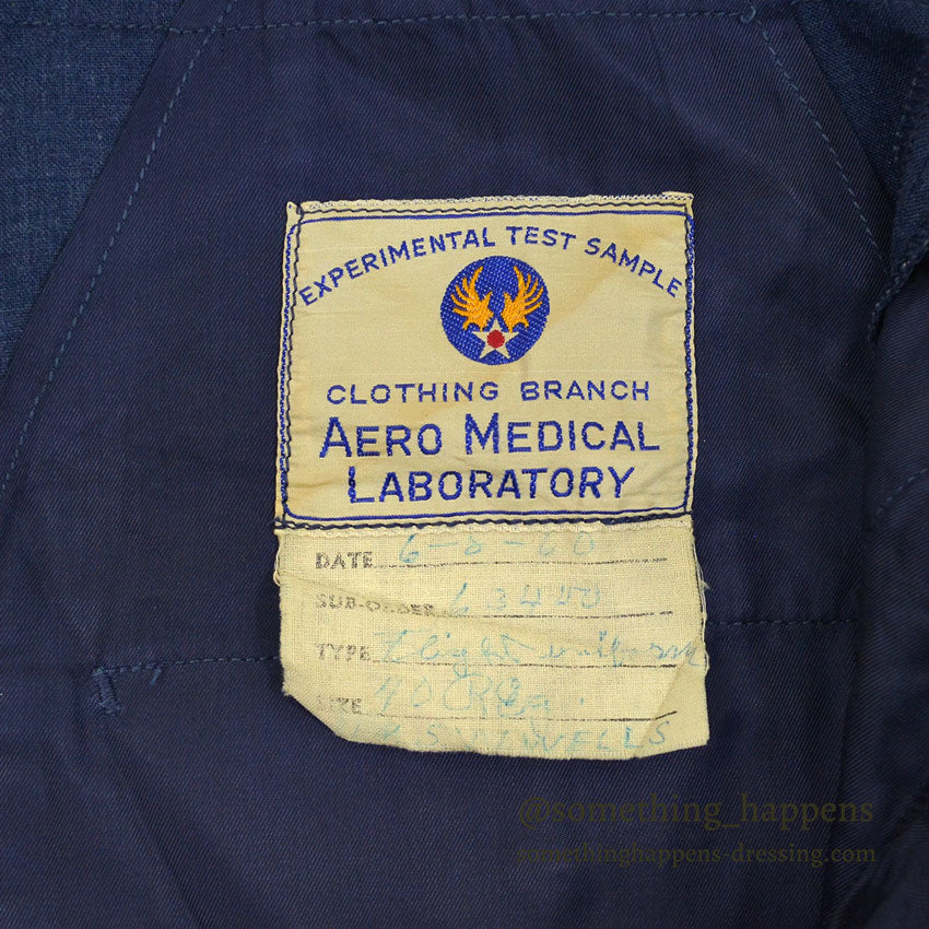 60's U.S.A.F. EXPERIMENTAL TEST SAMPLE FLIGHT SUIT ... 40R