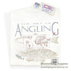 1990's DEADSTOCK CS THE ART OF ANGLING PRINT T-SHIRT ... L