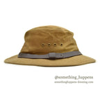 OLD FILSON TIN CLOTH PACKER HAT TAN... XL