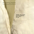 1960's USARMY TROUSERS, MEN'S, COTTON UT 8.2 OZ. KAHKI SH-1 ... W31/L30