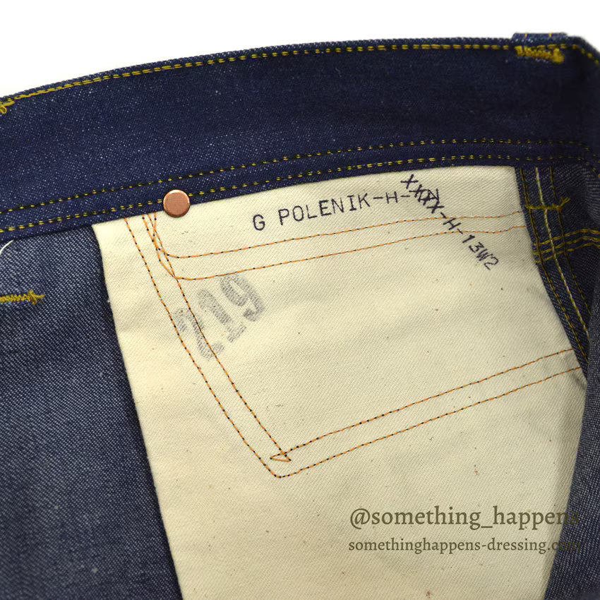 1960's DEADSTOCK Lee 191Z JELT DENIM PAINTER PANTS... W38/L29