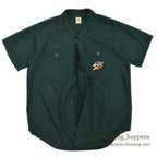 ~1960's BSA FOREST GREEN S/S COTTON OFFICIAL SHIRT... Fits like M