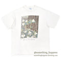 1990's HANES MICHIGAN FLORAL ART PRINT T-SHIRT...L