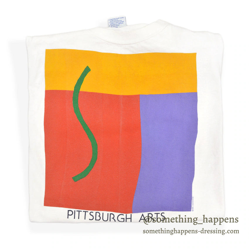 ~1990's ALL SPORT PITTSBURGH ARTS PRINT T-SHIRT... XL