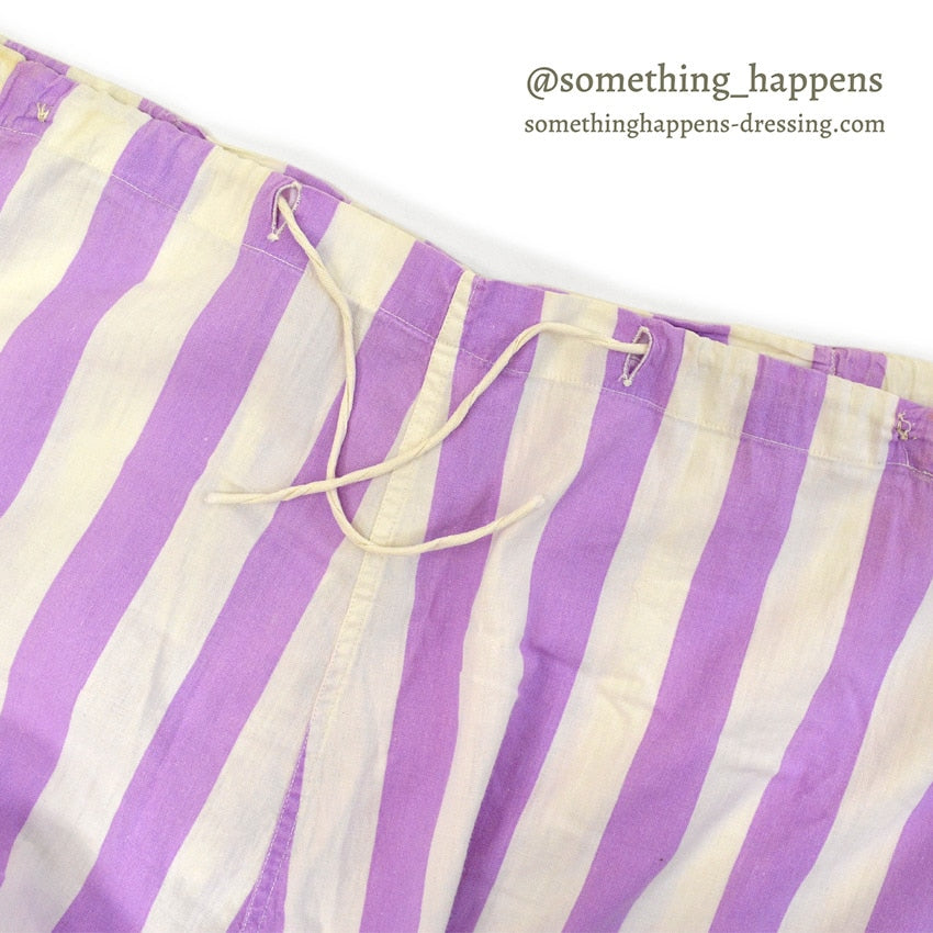 1930's〜 REID AND FORT PURPLE / WHITE PAJAMA SHIRT & PANTS ...