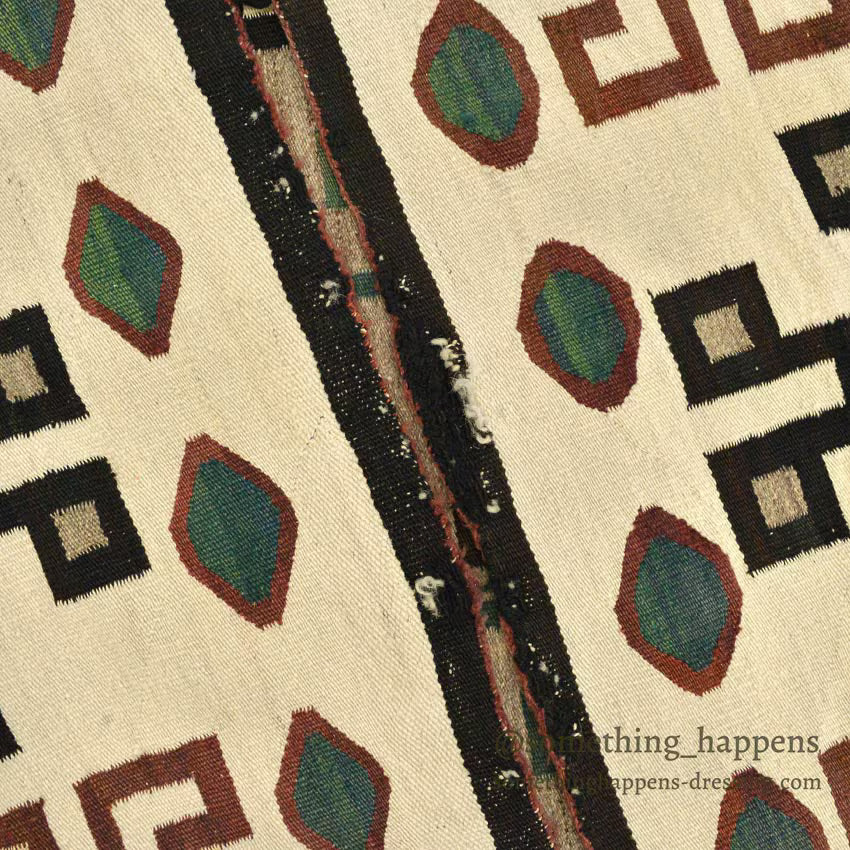 c.1940's NAVAJO RUG DIAMONDS PATTERN... 136cm/69cm