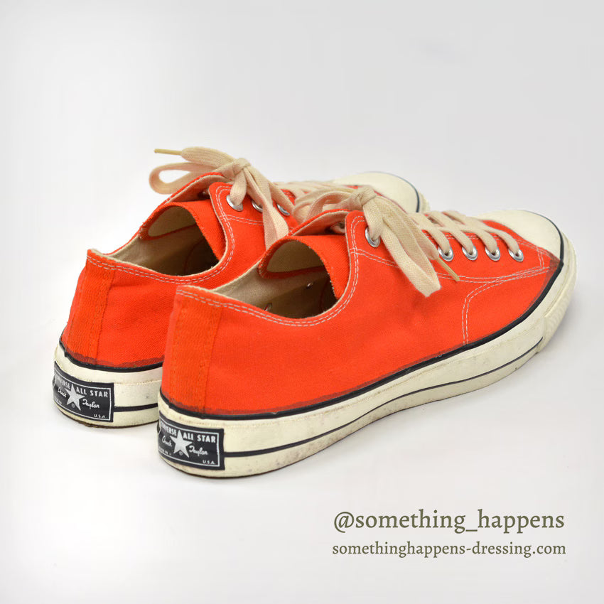 1970's DEADSTOCK CONVERSE CHUCK TAYLOR LO ORANGE... 12