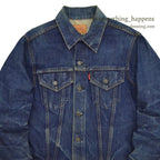 1970's Levi's 70505 small-e DENIM MOTORCYCLE JACKET... 40