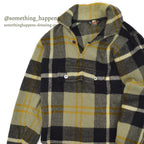 1950's~ WOOLRICH WOOL PLAID PULLOVER JACKET... MEDIUM