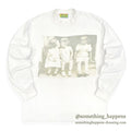 1990's HALF TUNE PHOTOGRAPH PRINT L/S T-SHIRT...