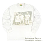 1990's HALF TUNE PHOTOGRAPH PRINT L/S T-SHIRT...