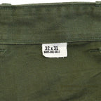 1960's U.S.ARMY TROUSERS, MAN'S COTTON SATEEN OG-107, TYPE-I 1 ... W32/L31