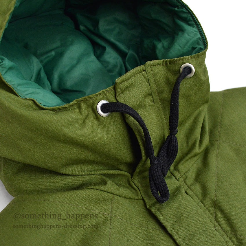 1970's 10X OLIVE GREEN HUNTING DOWN COAT...S