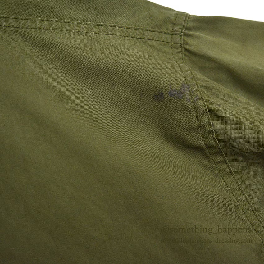 1970's USARMY M-65 PARKA, EXTREME COLD WEATHER STENCIL ON THE BACK... MR