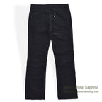 1990's Levi's 517 BOOT CUT CORDUROY PANTS BLACK MINT... W34/L34