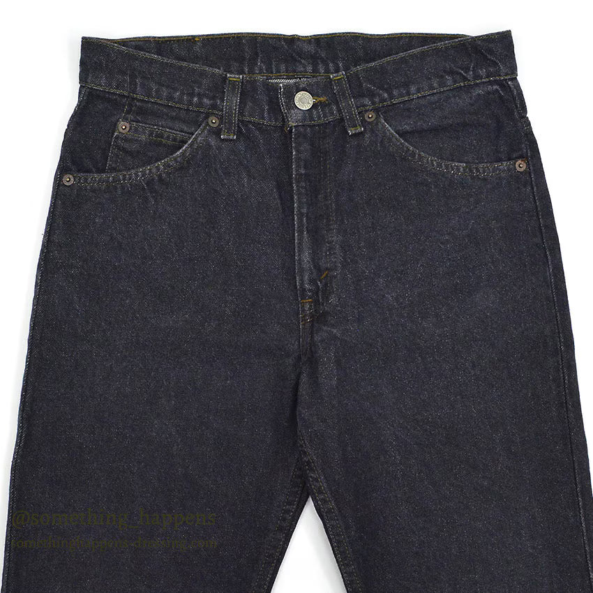 1980's Levi's 509 BLACK DENIM PANTS...W31/L34