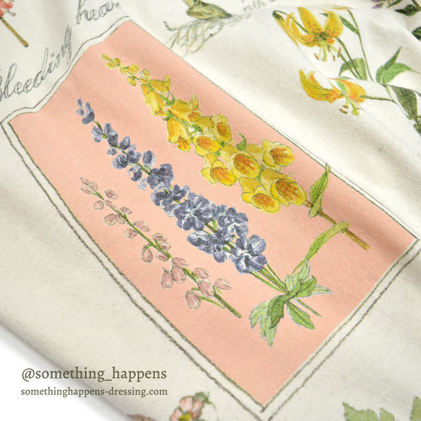 1990's REL-E-VANT PRODUCTS BOTANICAL ART PRINT T-SHIRT ... L
