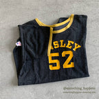 ~1960's CHAMPION ENSLEY ATHLETIC JERSEY T-SHIRT BLACK ... 44