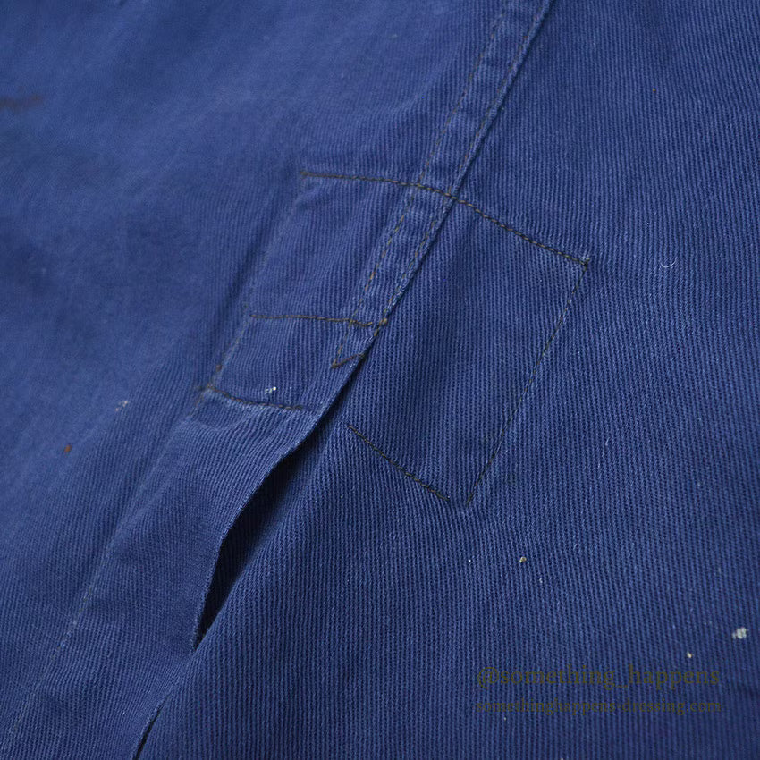 ~1940's QUINCY SPECIALTIES CO. WORK COAT CHANGE BUTTON FADED ...