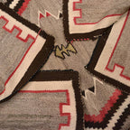 ~1930's NAVAJO RUG DIAMOND / LINE... 175cm/108cm