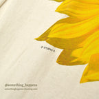 1990's DEADSTOCK ONEITA SUN FLOWER L/S T-SHIRT ... L