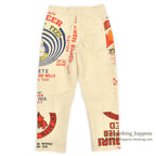 1960's DEADSTOCK IZOD OF LONDON FEED SACK PANTS... W33/L32