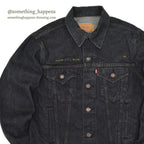 1980's Levi's 70506-0259 BLACK DENIM JACKET... 42R