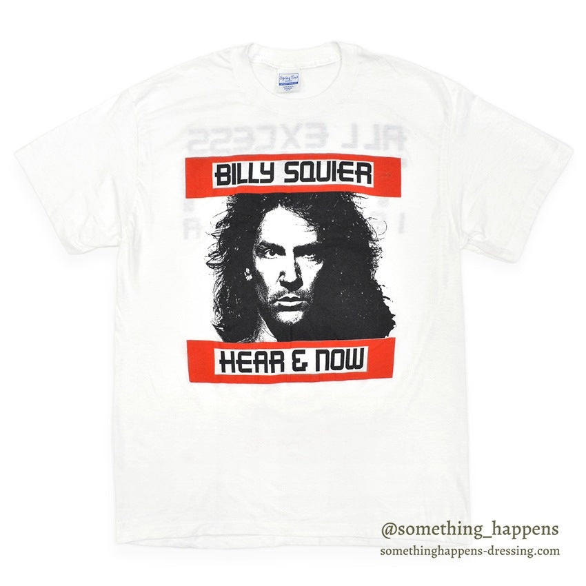 1980's BILLY SQUIER HEAR & NOW TOUR T-SHIRT ... X-LARGE