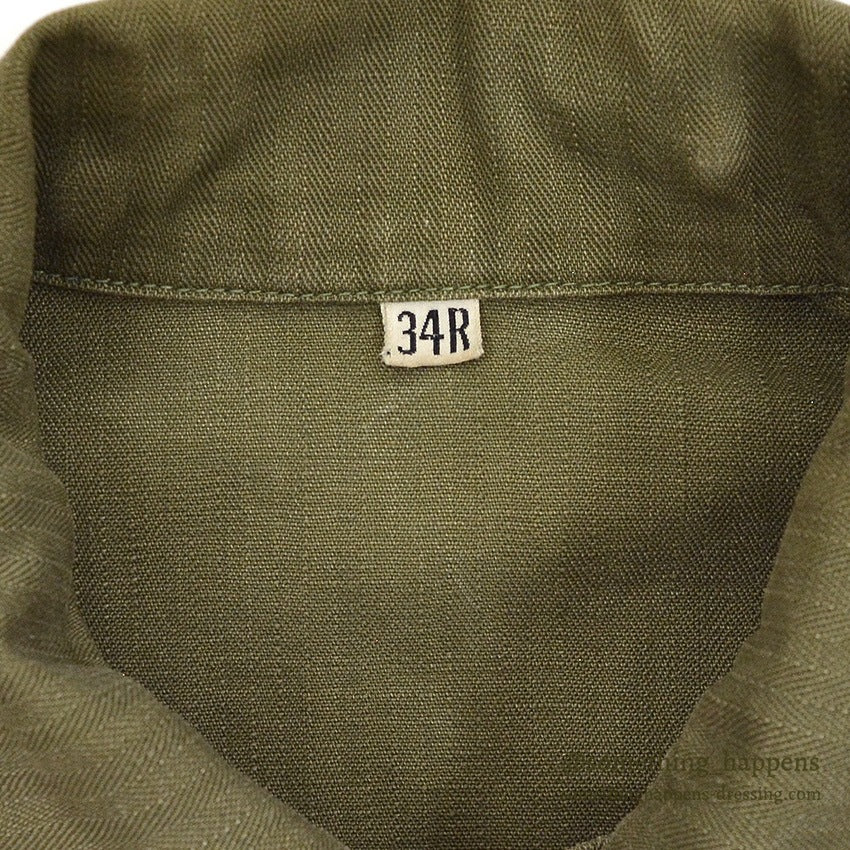 1940's U.S.ARMY M-43 HBT MODIFIED SHOOTING JACKET ... 34R
