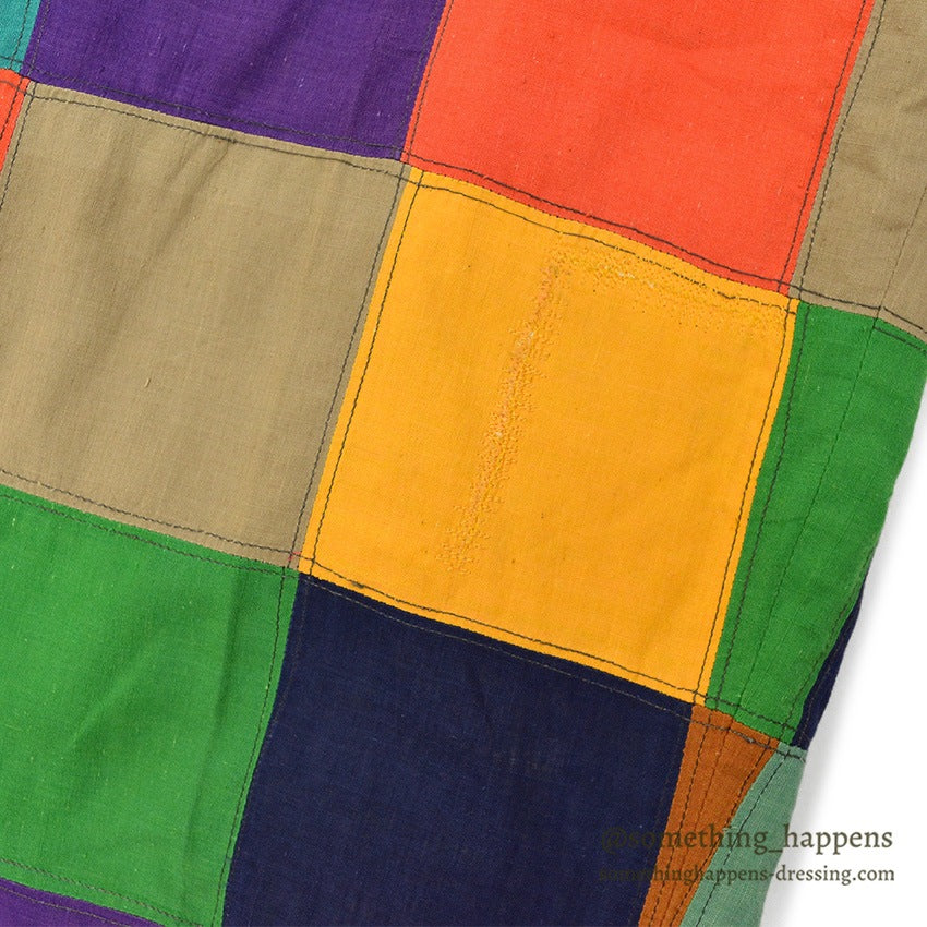 1970's DARIEN SPORT SHOP INDIA MADRAS CRAZY PATCHWORK PANTS... W34/L29