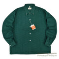 1950's~ DEADSTOCK COLEBROOKE GREEN/BLACK PIN CHECK L/S SHIRT... L