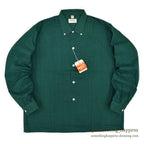 1950's~ DEADSTOCK COLEBROOKE GREEN/BLACK PIN CHECK L/S SHIRT... L