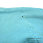 1960's PENNEY'S TURQUOISE ZIP UP SWEAT SHIRT RARE COLOR ... L