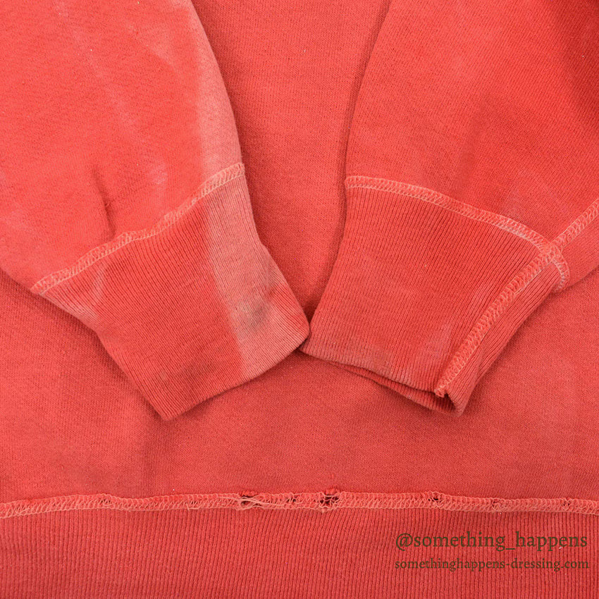 1960's RED FADED SWEAT SHIRT...