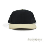 1990's~ DEADSTOCK OTTO CAP BLACK/TAN SNAP BACK CAP...