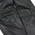 1970's~ SCULLY BLACK LEATHER PANTS...W33/L29
