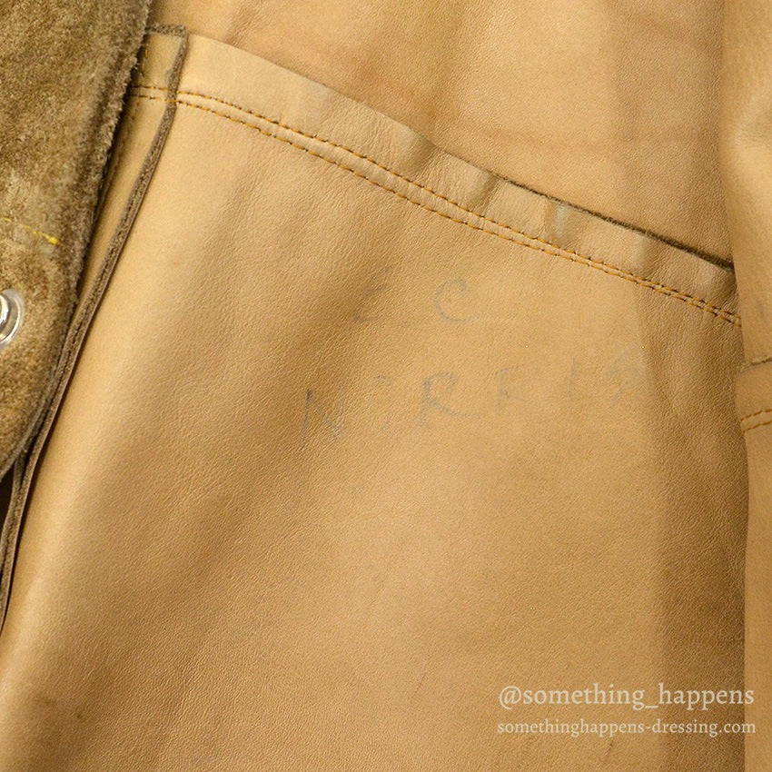 1960's~ SUPERIOR SUEDE LEATHER JACKET BROWN...