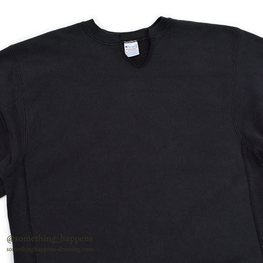 1990s Champion Reverse Weave Sweatshirt, Black, No Eyes... XX-Large