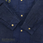 ~1960's DEADSTOCK UNKNOWN DENIM COVERALL BLANKET TWO TONE ... 42