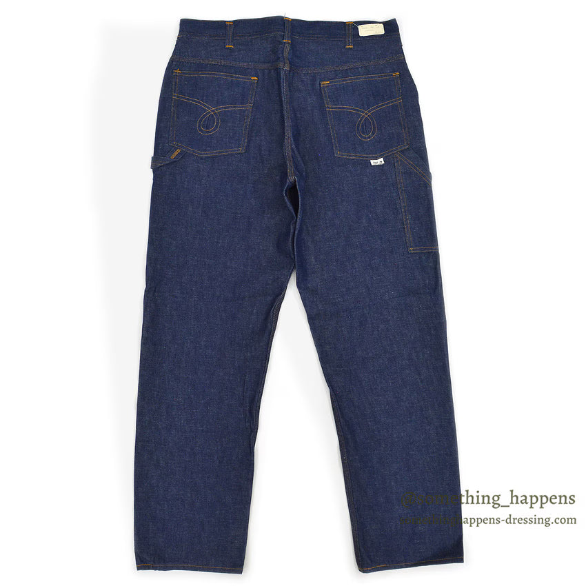 1960's DEADSTOCK KEY WORK CLOTHING DENIM PAINTER PANTS... W36/L34