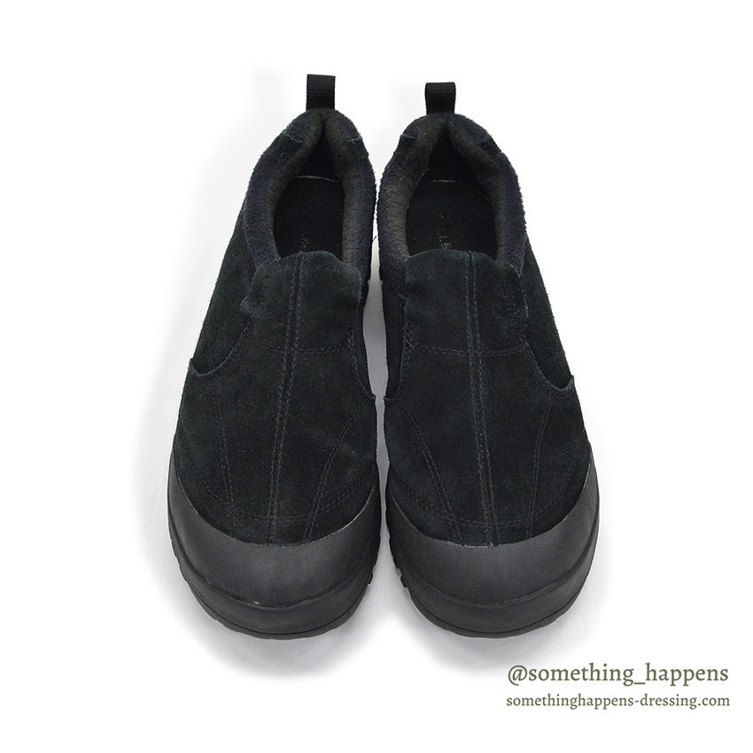 LLBEAN PRIMALOFT BLACK SUEDE LEATHER MOC SHOES...9W